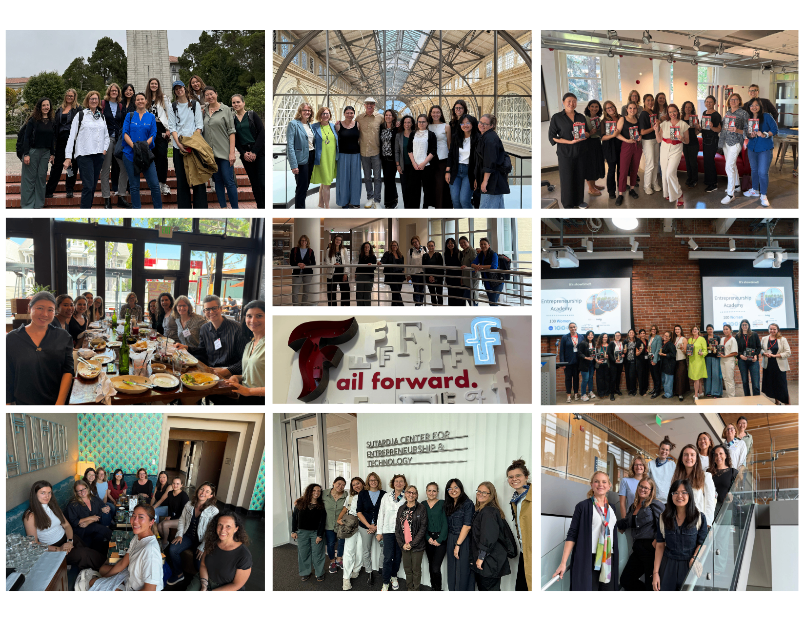 Moments from GUILD Academy cohort programs — workshops, dinners, and campus visits with founders across San Francisco and UC Berkeley